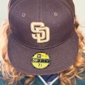 New Era San Diego Padres Cap with Gold Logo